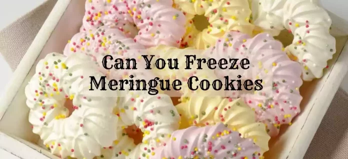 Can you freeze meringue cookies